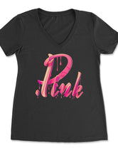 Liquid Pink V-Neck