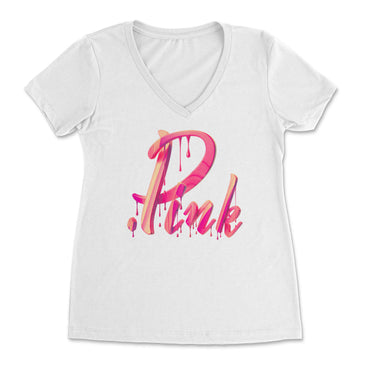 Liquid Pink V-Neck