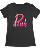 Liquid Pink Women Cut Tee